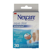 Nexcare Aqua Clear Waterproof Bandages Assorted 30S