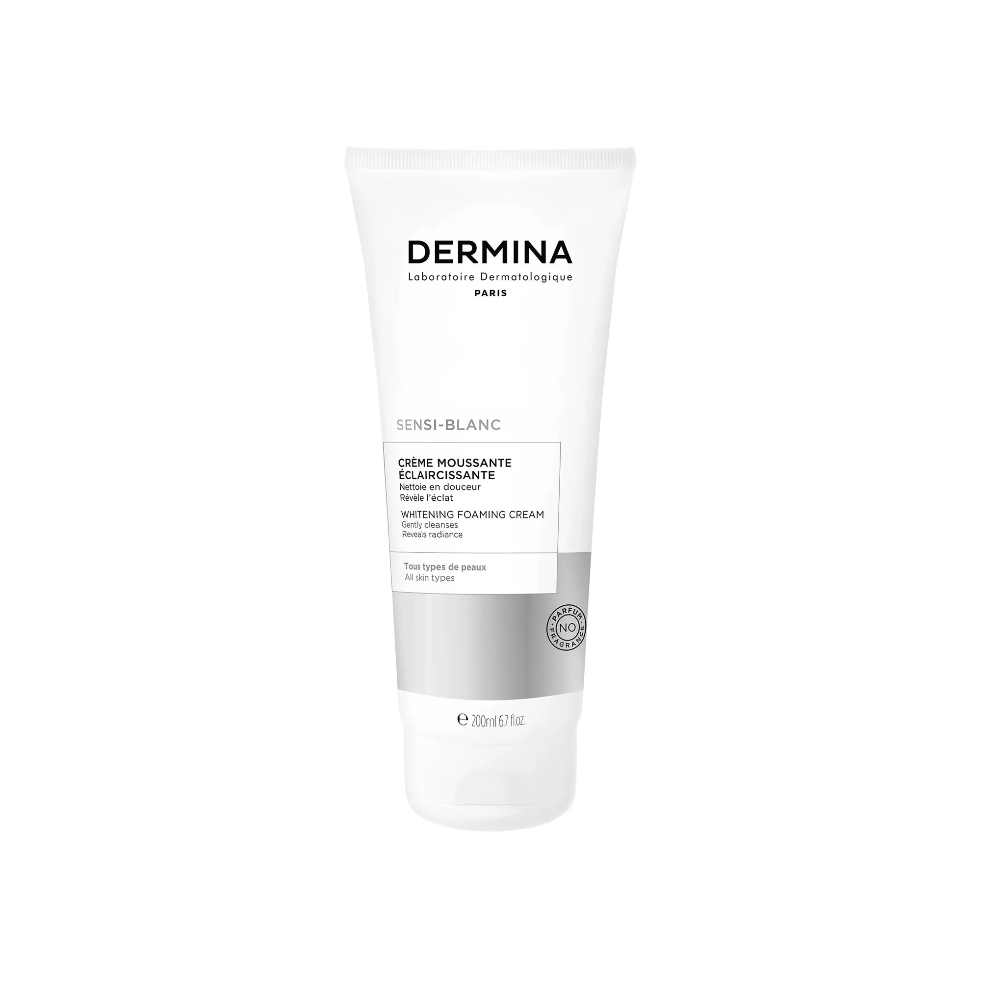 Dermina Sensi-Blanc Whitening Foaming Cream 200 ml