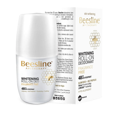 Beesline Whitening Deo Roll Fragrance Free 50ml