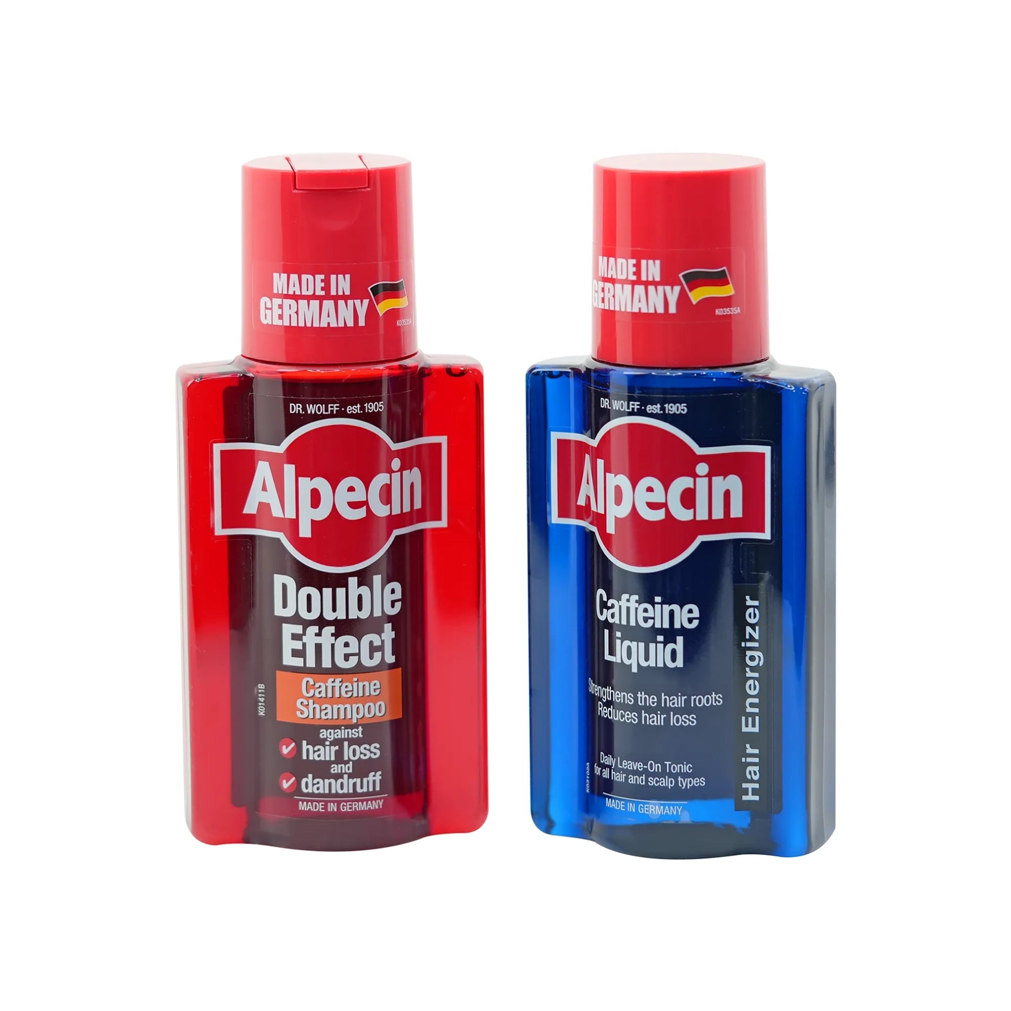 Alpecin Package Caffeine Liquid + Caffeine D.E Shampoo