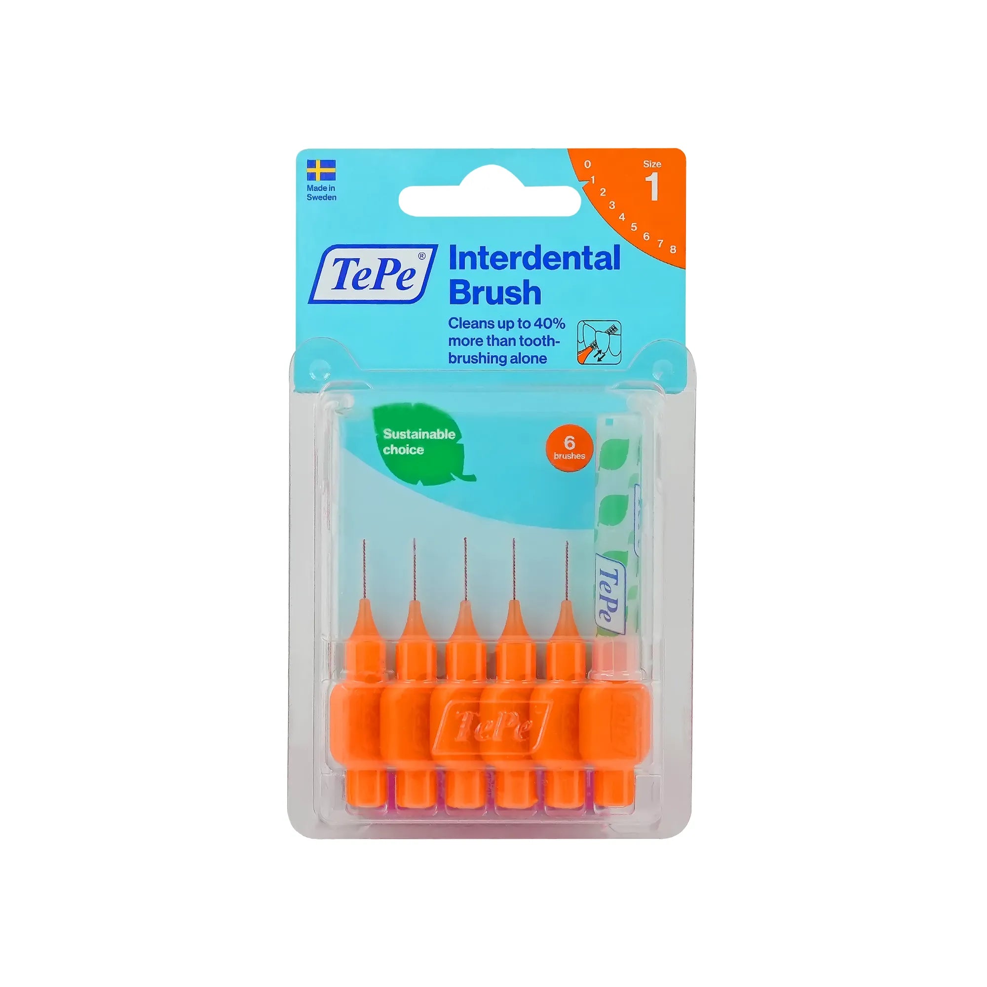 Tepe Orange Interdental Brush 0.45 mm 6 Pcs 18158/1