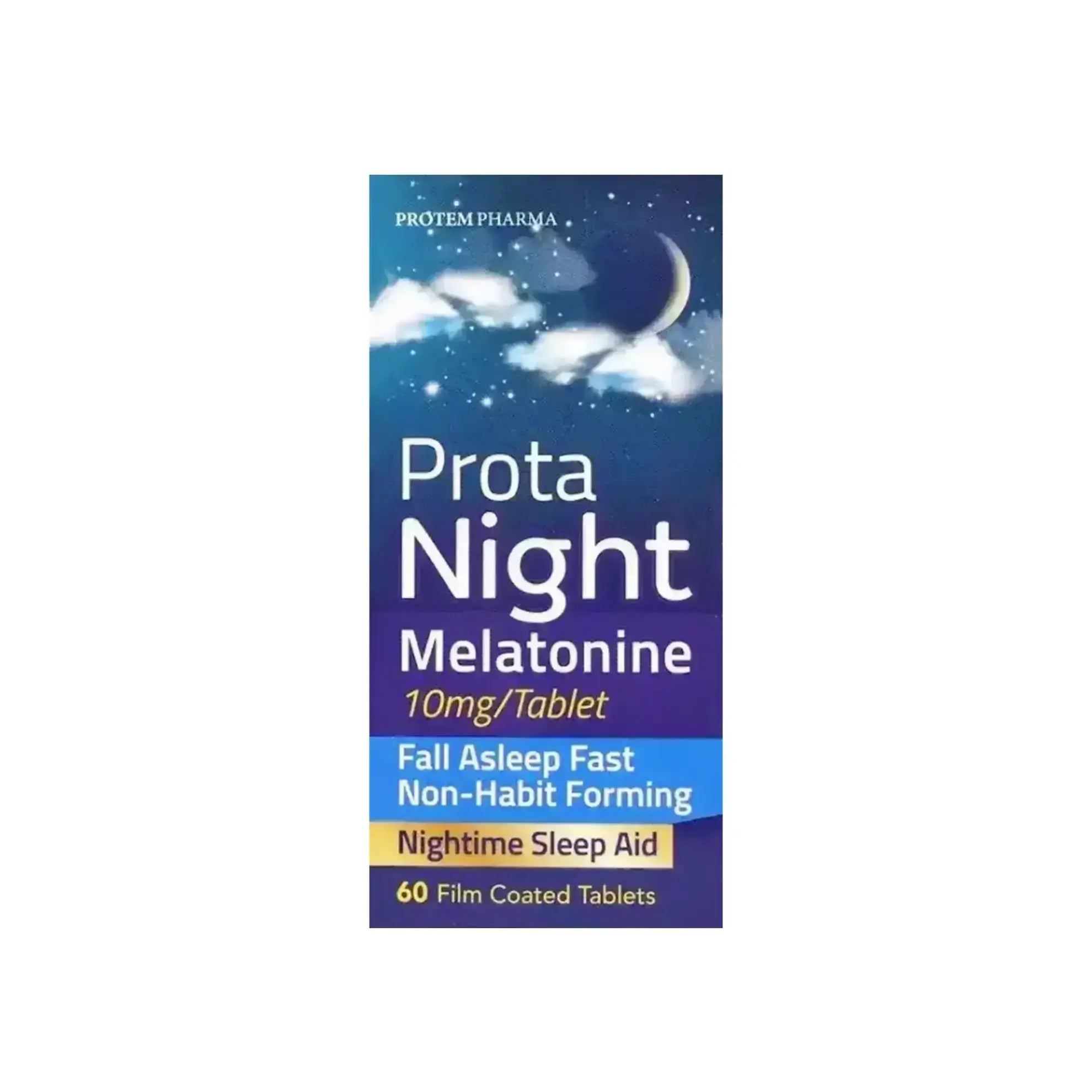 Protem Pharma Prota Night Melatonin 10mg 60 Tablets