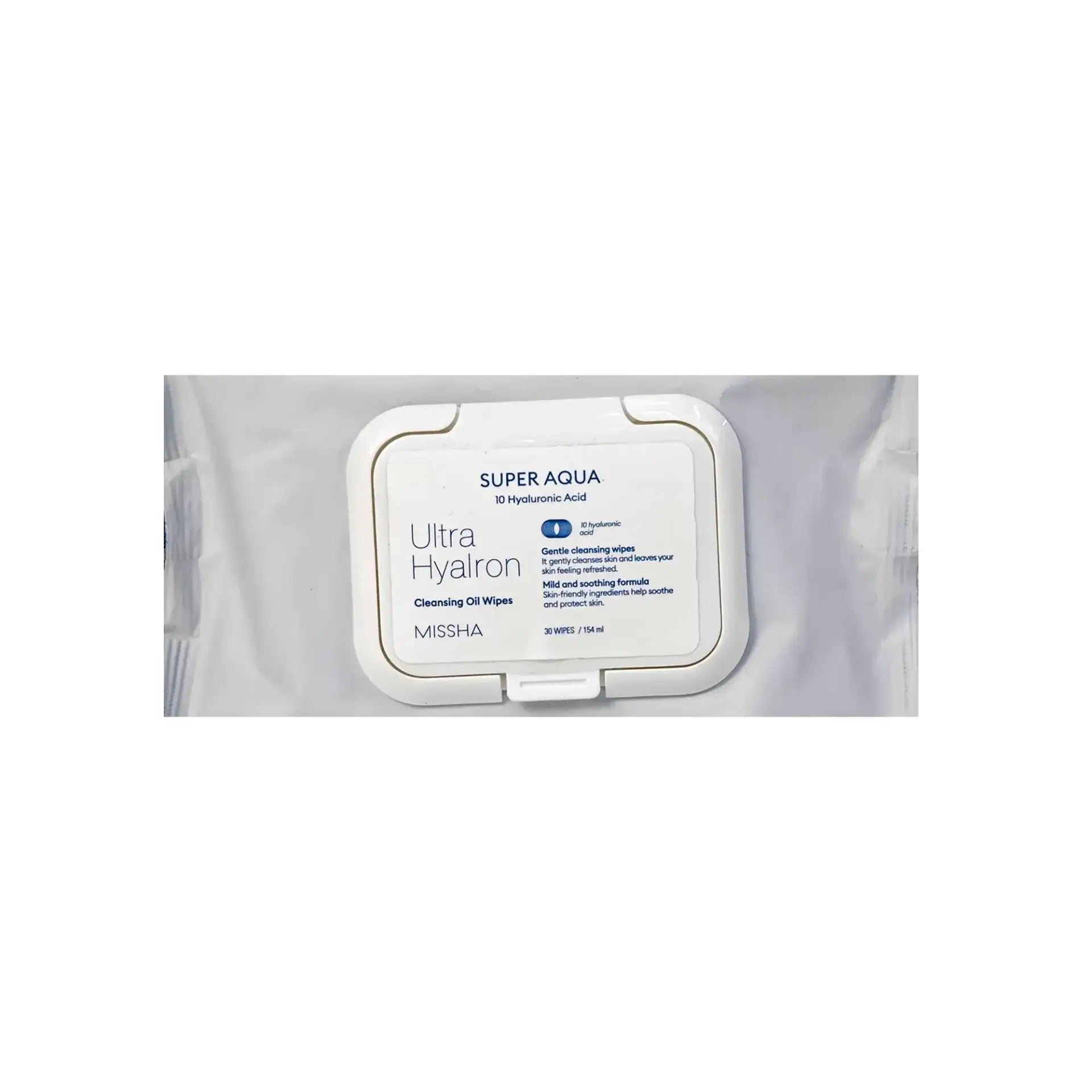 SUPER AQUA ULTRA HYALRON CLEANSING OIL WIPES