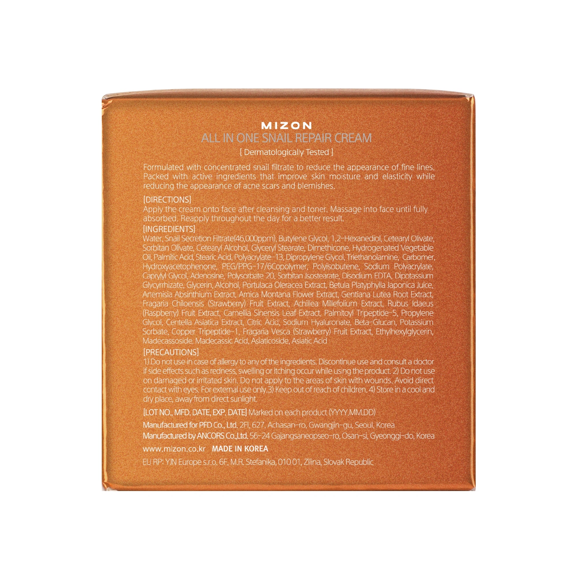 All In One Snail Repair Cream 75ml