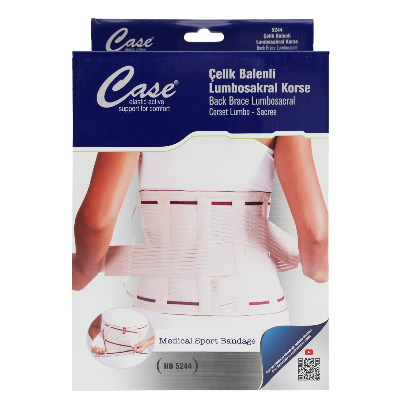 Case Back Brace Lumbosacral HB 5244 XXL