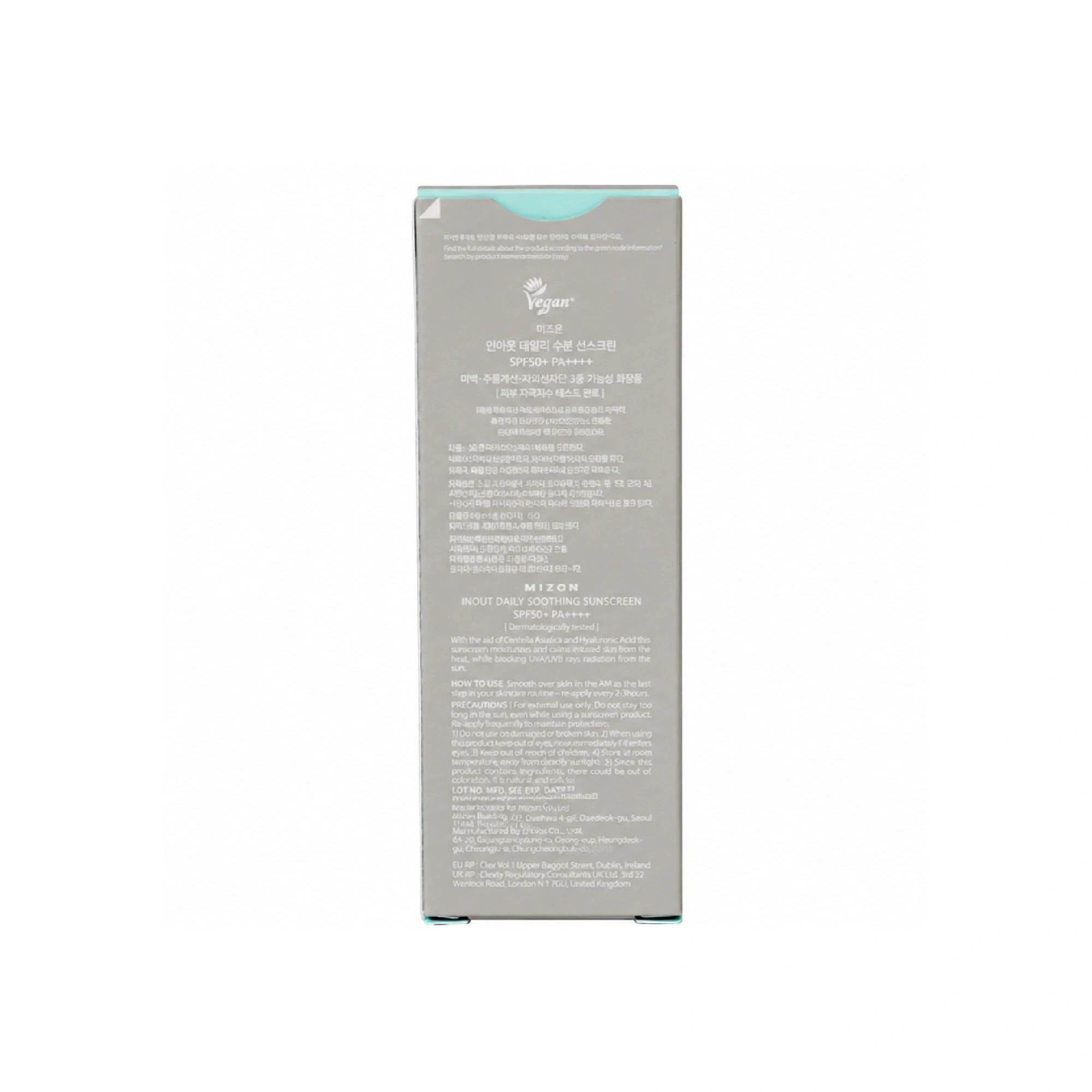 Inout Daily Soothing Sunscreen Spf50 Pa++++ 50 ml