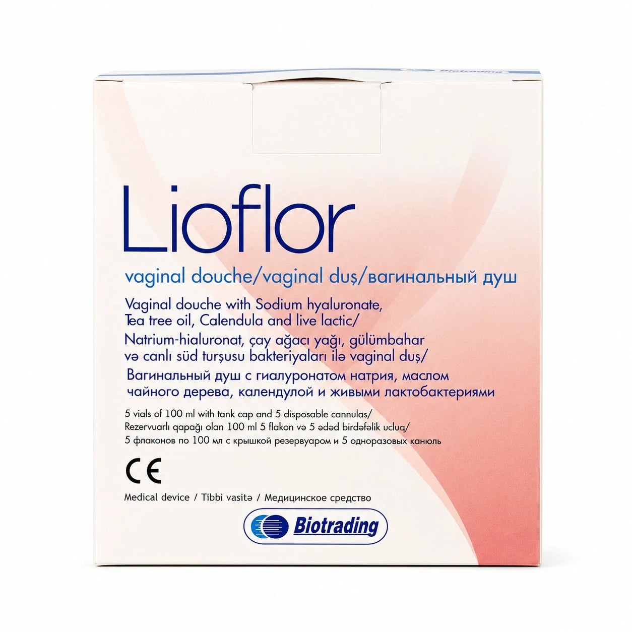 Lioflor Vaginal Douche 5 x 100 ml