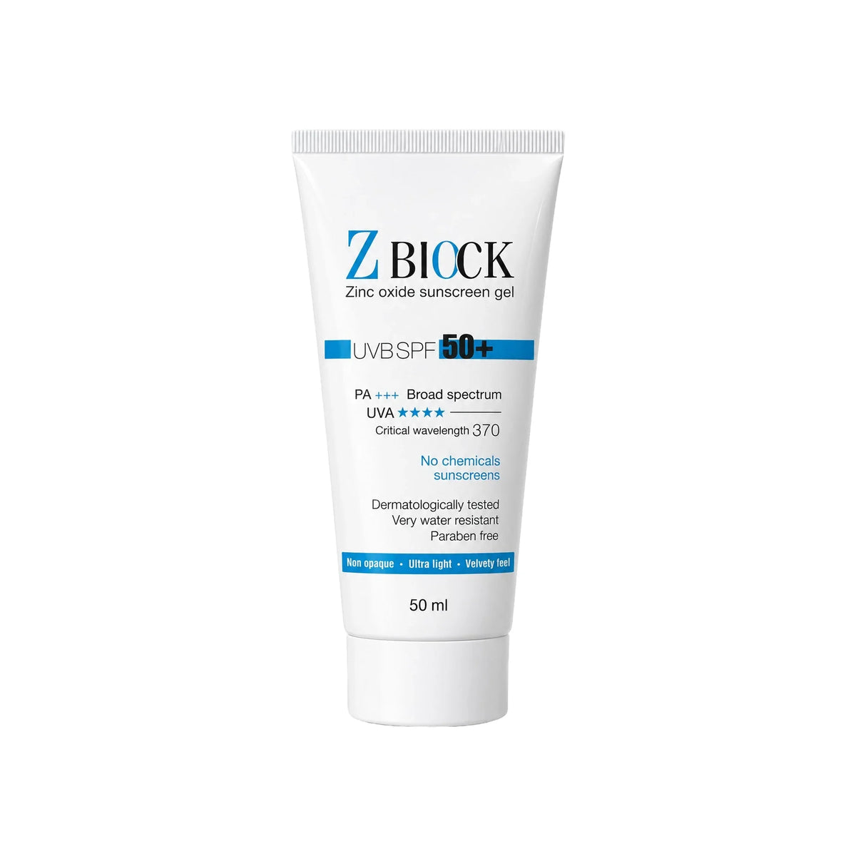 Z Block Sunscreen Gel SPF 50+ 50ml