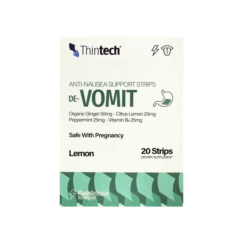 Thintech De-vomit 20 Oral Strips