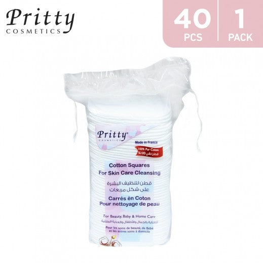 Pritty 40 Cotton Square Pads