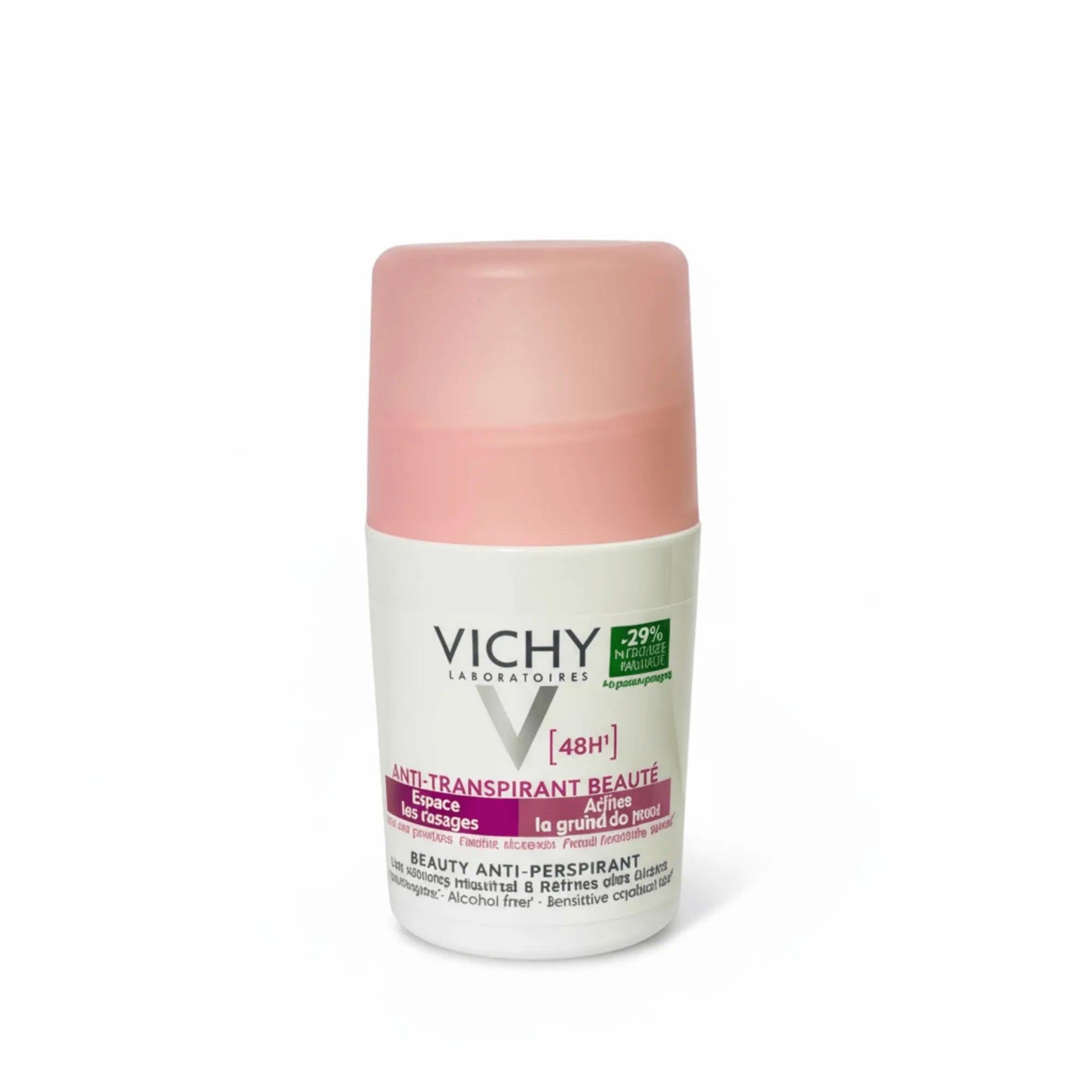 Vichy 48H Beauty Deo Roll Anti-Trans 50 ml (Pink) to get rid of perspirant